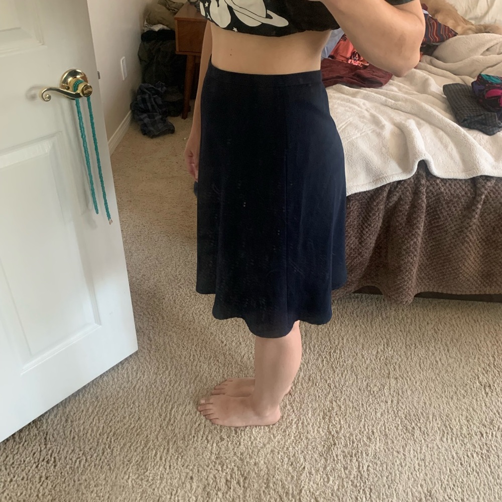 Beautiful high rise knee length a line skirt